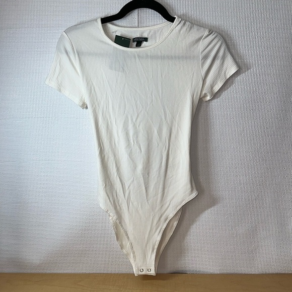 WILD FABLE NWT Ribbed Body Suit Open Back with Ties Women's Size S - Picture 1 of 5